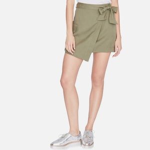 Rachel Roy Utility Wrap Mini Skirt